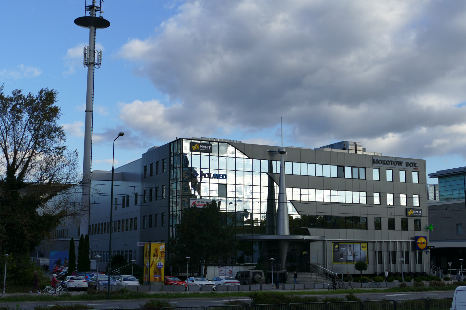 Zdjęcie architektury budynku 2000 Plaza (obecnie Mokotów Box)